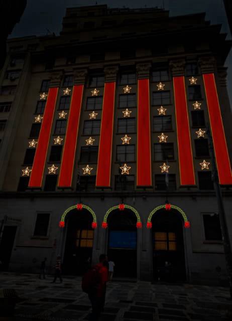 Decoração de Natal de Prédios